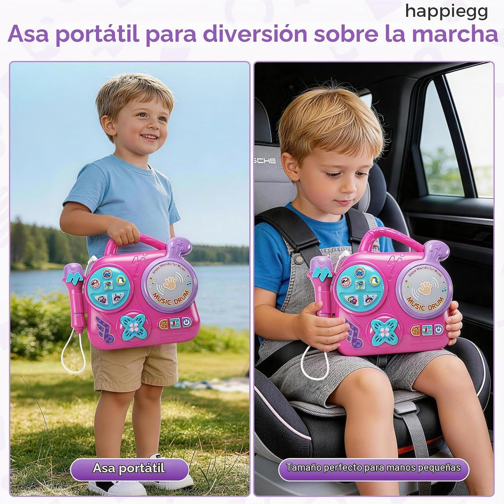 Máquina de karaoke para niños con micrófono, reproductor de música