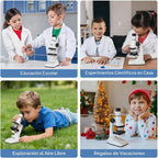 Kids Microscope Kit con Blank y Prepared Slides