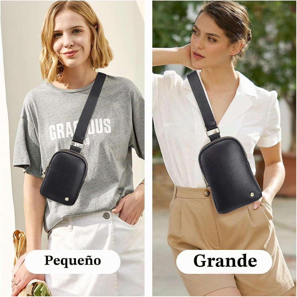 Bolso cruzado antirrobo para mujer, bolso bandolera pequeño