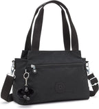Kipling Elysia Bolso bandolera convertible sólido, Negro (Black Noir)