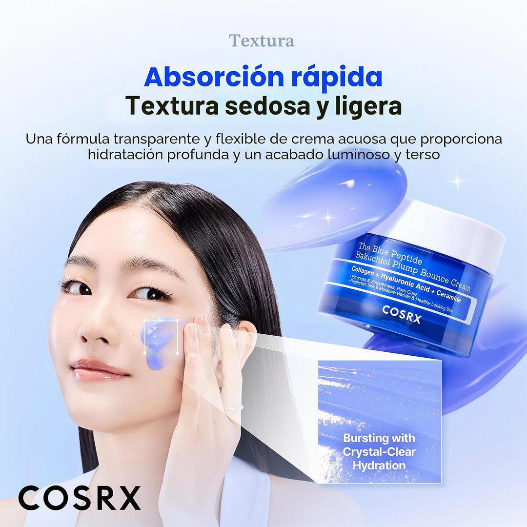 COSRX Crema Bakuchiol con péptido de cobre azul, GHK-Cu, 5 péptidos...