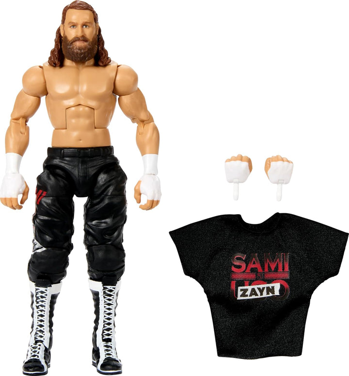 Mattel WWE Elite - Figura de acción y accesorios, serie #106 Sami Z...