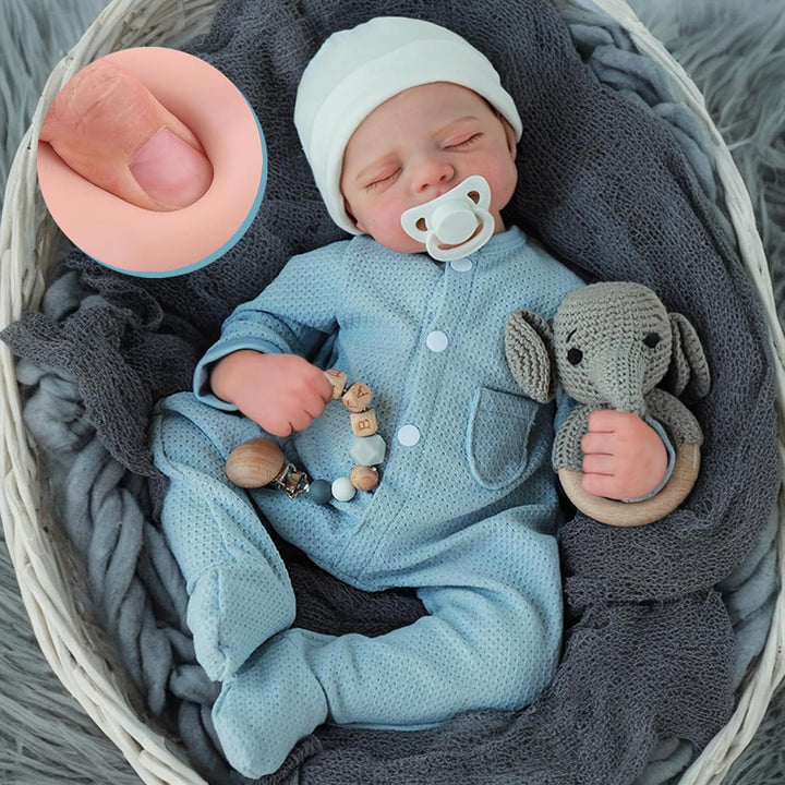 WOOROY Muñecas de bebé renacidas realistas - Muñeca de bebé niño de...