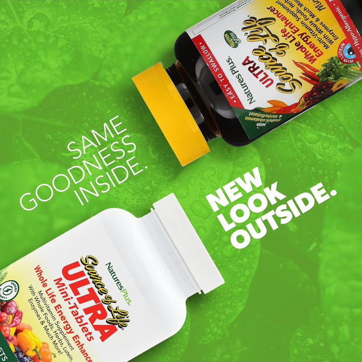 NaturesPlus Ultra Source of Life Multivitamínico - 180 mini-tableta...