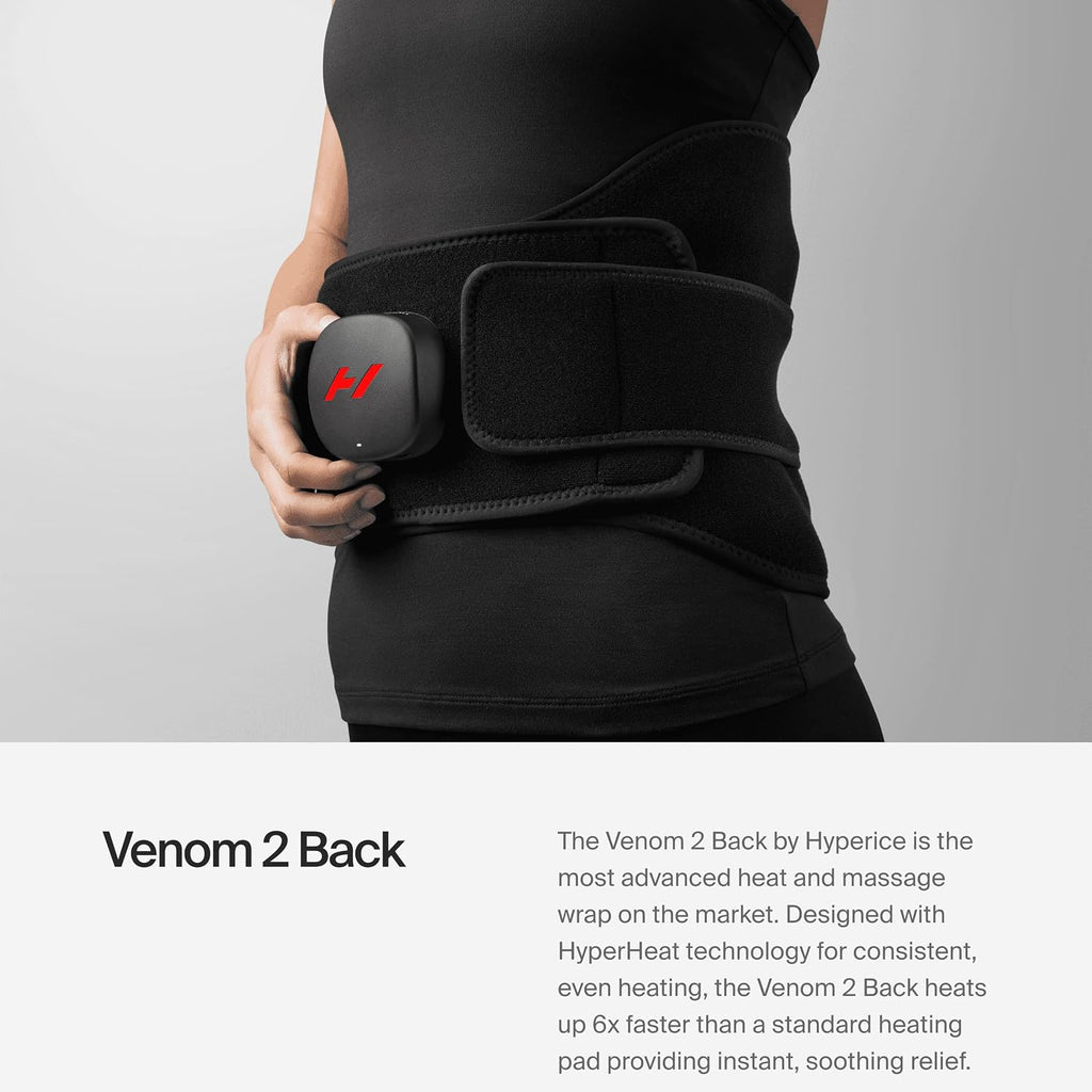 Hyperice Venom 2 - Terapia de masaje con vibración térmica para aliviar el