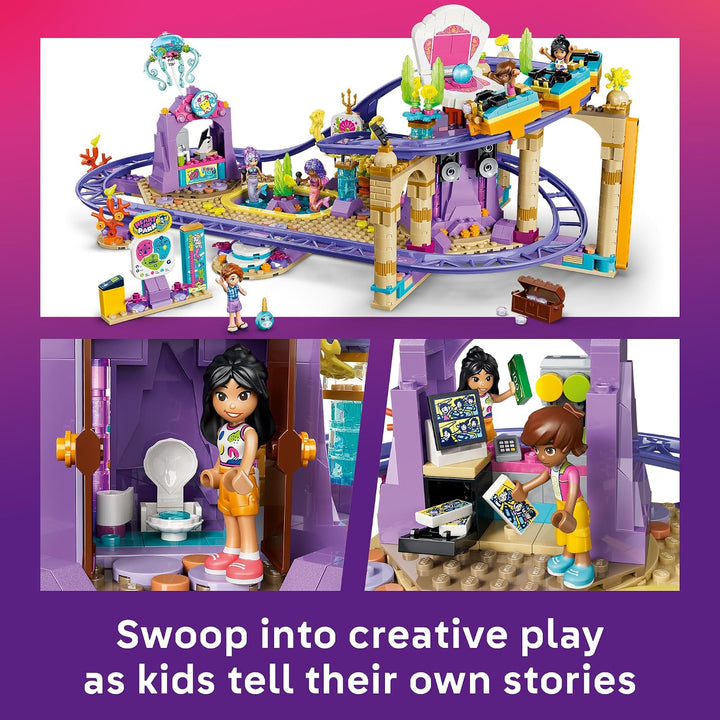 LEGO Friends Paseo en Montaña Rusa de Sirenas 42703 | Juguete de Co...