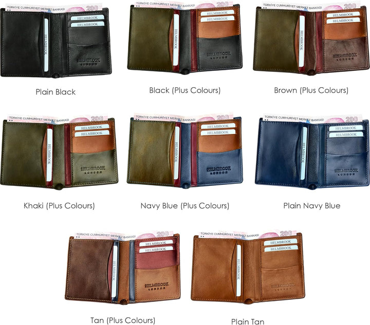 HELMBROOK London Dayton_Vertical_Billetera_Hombres_Parent, Azul mar...