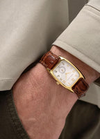 Hamilton American Classic Boulton - Reloj de cuarzo para hombre, caja de