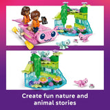 LEGO Friends Axolotl Adventure Boat Building Toy para