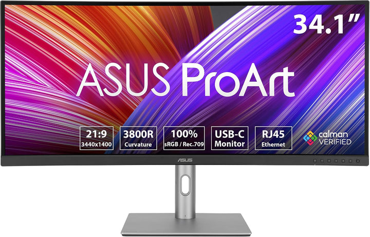 ASUS ProArt PA34VCNV Monitor profesional ultraancho de 34 pulgadas...