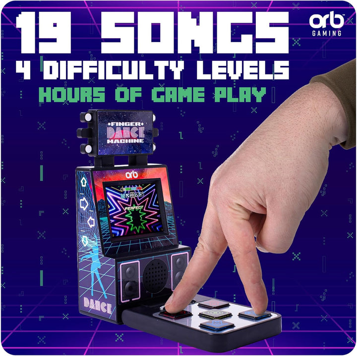Orb - Mini máquina de arcade de baile con los dedos, 19 canciones i...