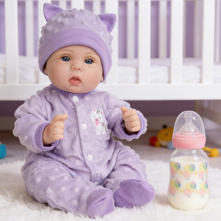 Milidool Muñecas realistas de bebé recién nacido de 18 pulgadas par...
