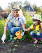 ROBUD Juego de Jardinería para Niños, Herramienta de Jardín de Madera para Niños, Kit de Herramientas de Jardín con Bolsa de Almacenamiento, Delantal, Guantes, Juguetes Montessori para Niños para