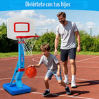 Juego de aro de baloncesto para niños pequeños, aro de baloncesto ajustable