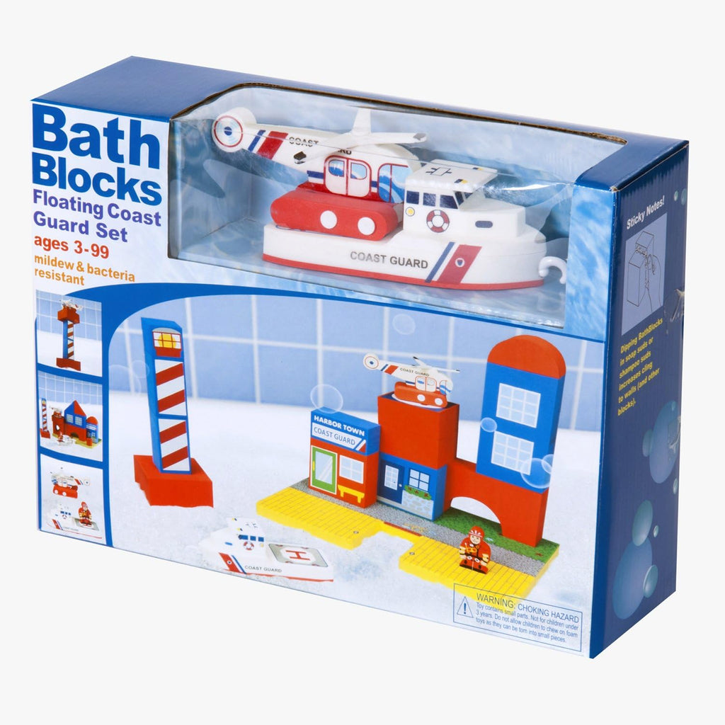 Juego de guardacostas flotantes BathBlocks