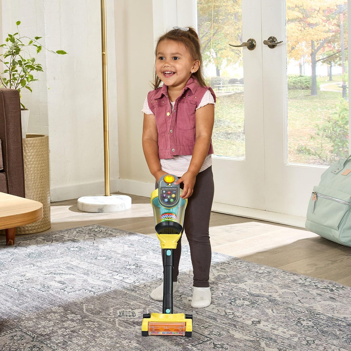 VTech 4-en-1 Push y Play Vacuum Preschool Toy