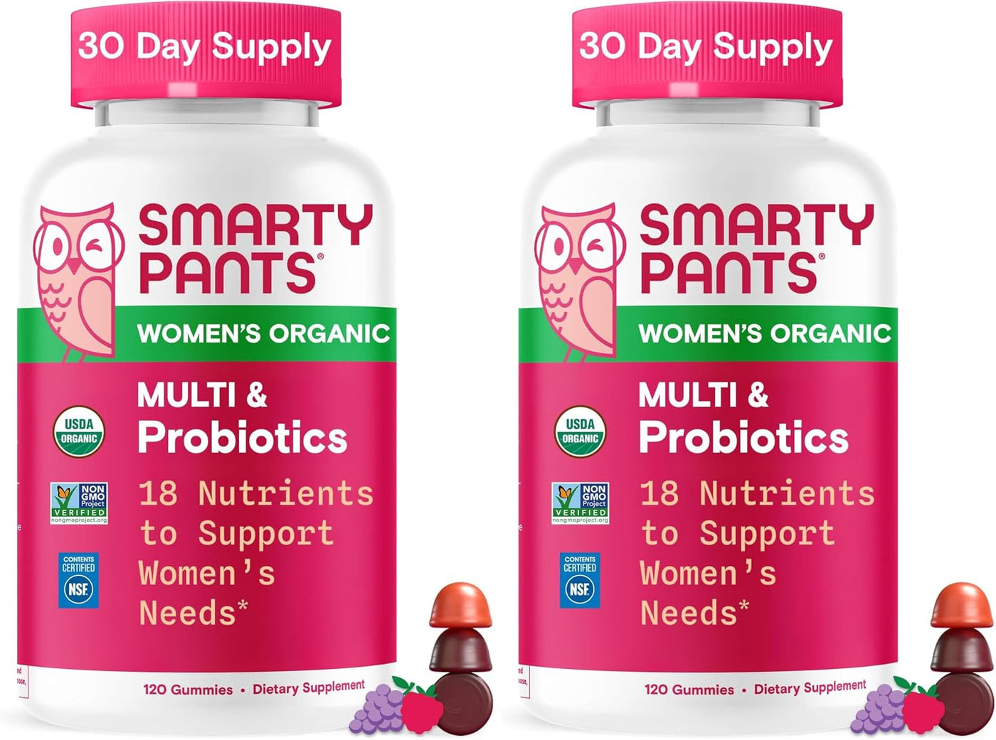 SmartyPants Gomitas multivitamínicas orgánicas para mujeres: biotin...
