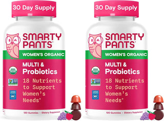 SmartyPants Gomitas multivitamínicas orgánicas para mujeres: biotin...