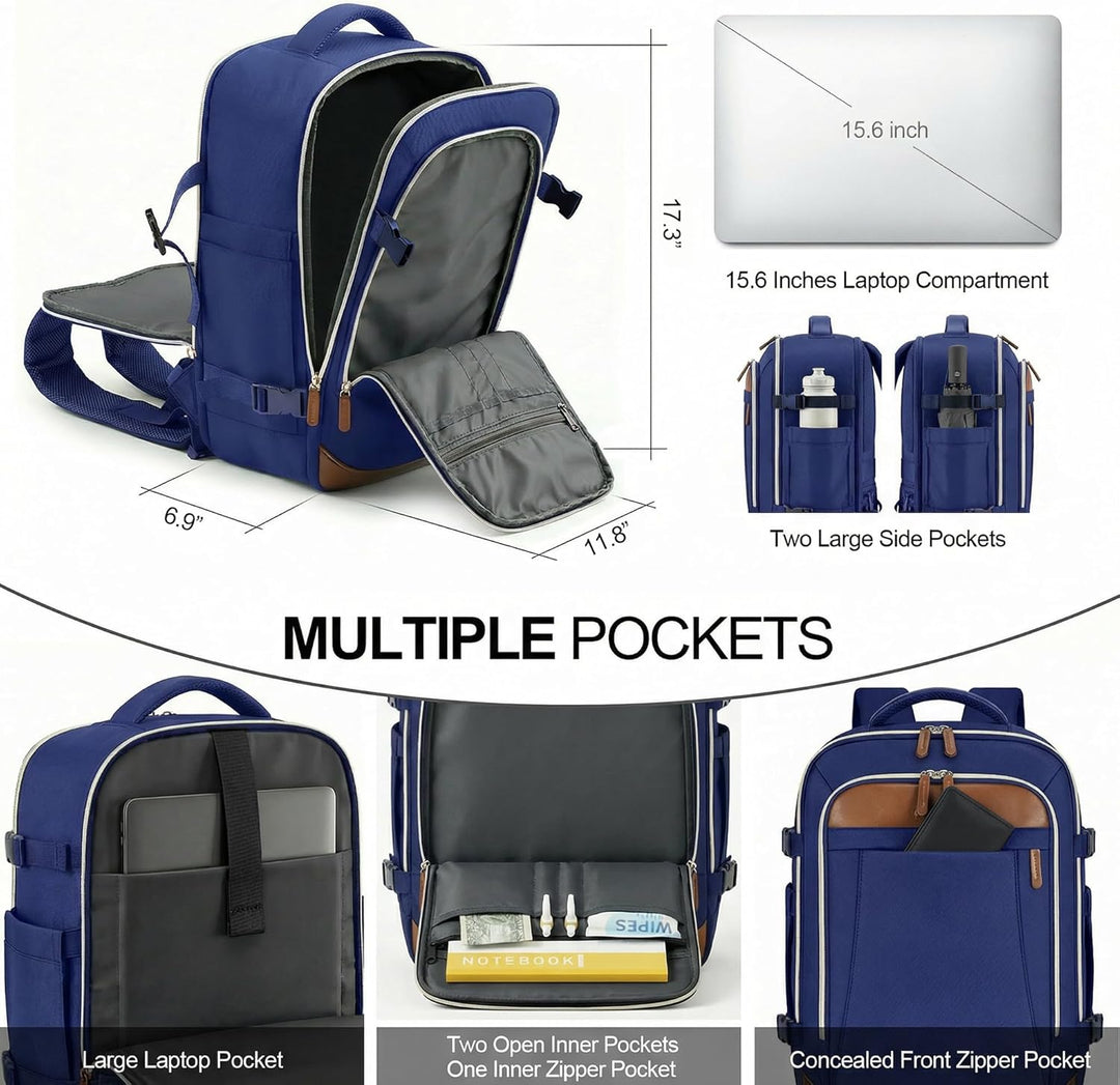 TILYMOL Travel Backpack for Women &amp; Men - 15.6 inch Laptop Bag...
