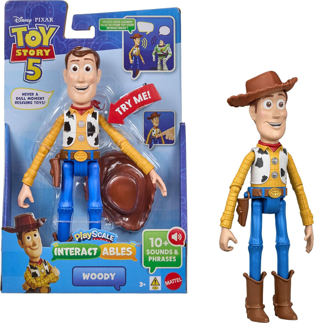 Mattel Disney y Pixar Toy Story 5 Interactables Woody