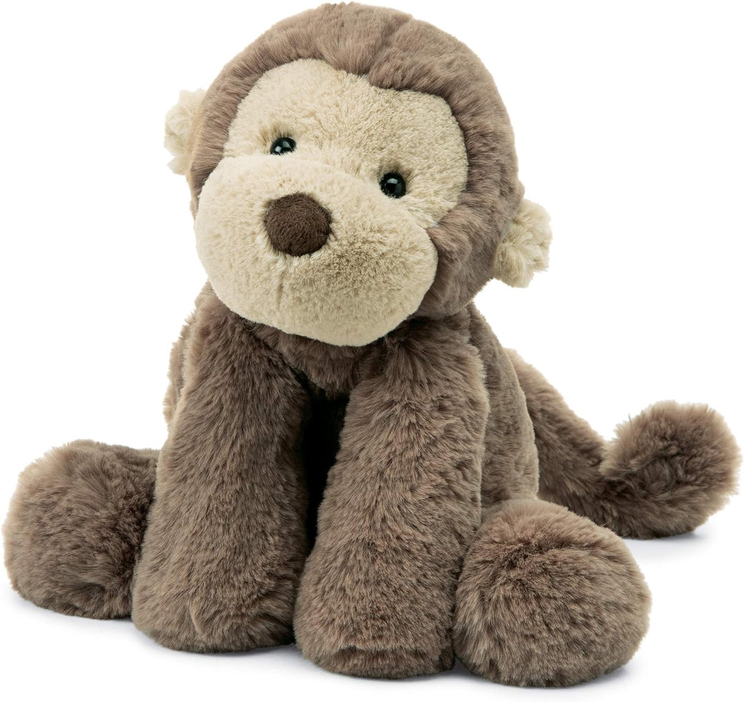 Jellycat Smudge Monkey - Animal de peluche mediano de 14 pulgadas,...