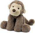 Jellycat Smudge Monkey - Animal de peluche mediano de 14 pulgadas
