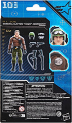 G.I. Joe Serie Clasificada General Clayton Hawk Abernathy, Figura de Acción Coleccionable, 103, Figuras de Acción de 6 Pulgadas para Niños y Niñas, con 7 Piezas de Accesorios