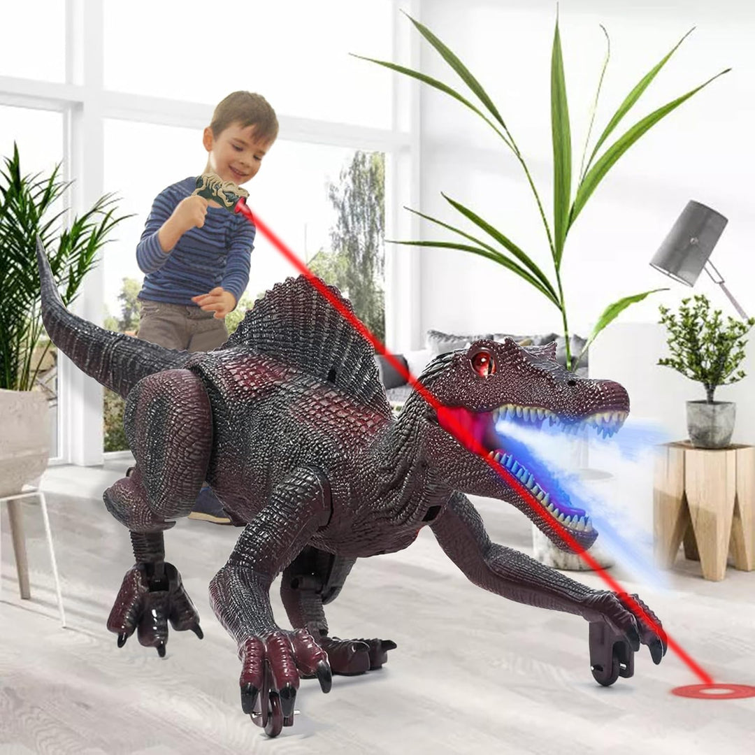 Juguetes de dinosaurio mejorados para niños de 3 a 7 años, Spinosau...