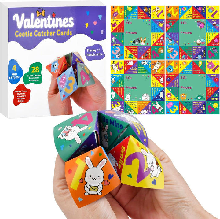 Tarjetas del día de San Valentín para niños escuela aula