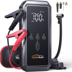 YaberAuto Arrancador 11 en 1 6000A 150PSI con compresor de aire 80Wh 160wDC