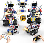 Robot 5 en 1 para niños de 8 a 12 años control remoto y