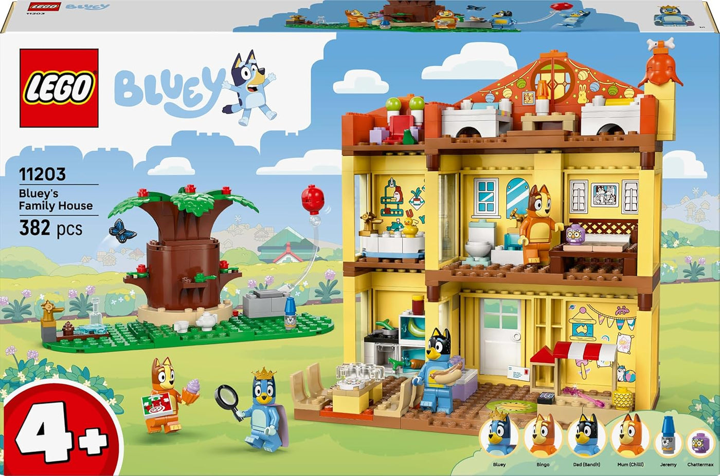 LEGO 11203 Casa familiar de Bluey Bluey, juguete, bloques de constr...