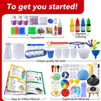 UNGLINGA 300+ Experiments Science Kit para Kids Chemistry Set S.T.E.M Toys