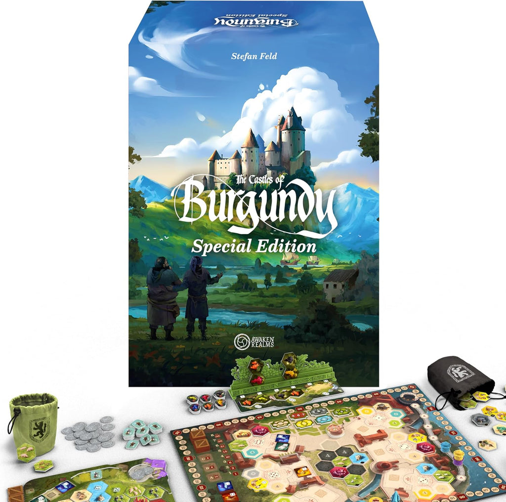 Ravensburger Castillos de Borgoña Juegos de estrategia para mayores de 14 años - Edición Deluxe de Coleccionista por Awaken Realms