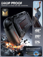 Mumba Titan - Funda para Nintendo Switch 2 con función atril y 7 ranuras