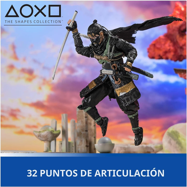 PlayStation, Ghost of Tsushima, figura de acción samurái Jin Sakai...