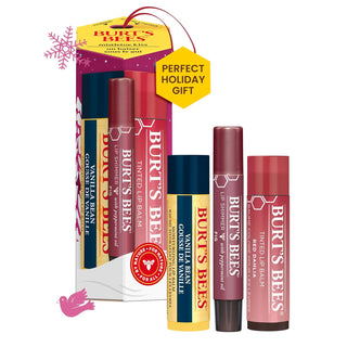 Burt's Bees Regalo de beso de muérdago - Rojo (grano de vainilla)