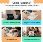 Flycatcher smART Sketcher - Proyector de dibujo AI para niños y