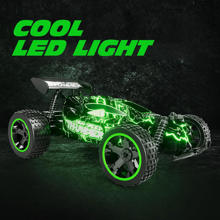 Tecnock Coches RC para Niños, Coche RC 1:18 a Escala 2WD con Luces...