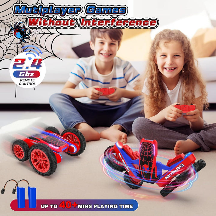 Spider - Auto de control remoto para niños \u2013 2.4 GHz rápido RC...