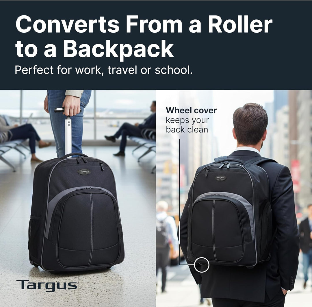 Targus - Mochila compacta con ruedas de 16 pulgadas - Maletín para...
