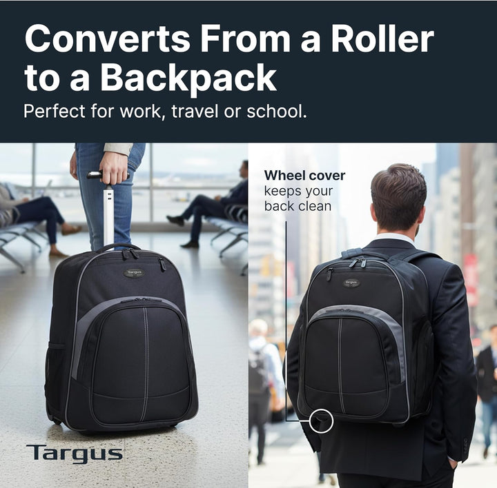 Targus - Mochila compacta con ruedas de 16 pulgadas - Maletín para...