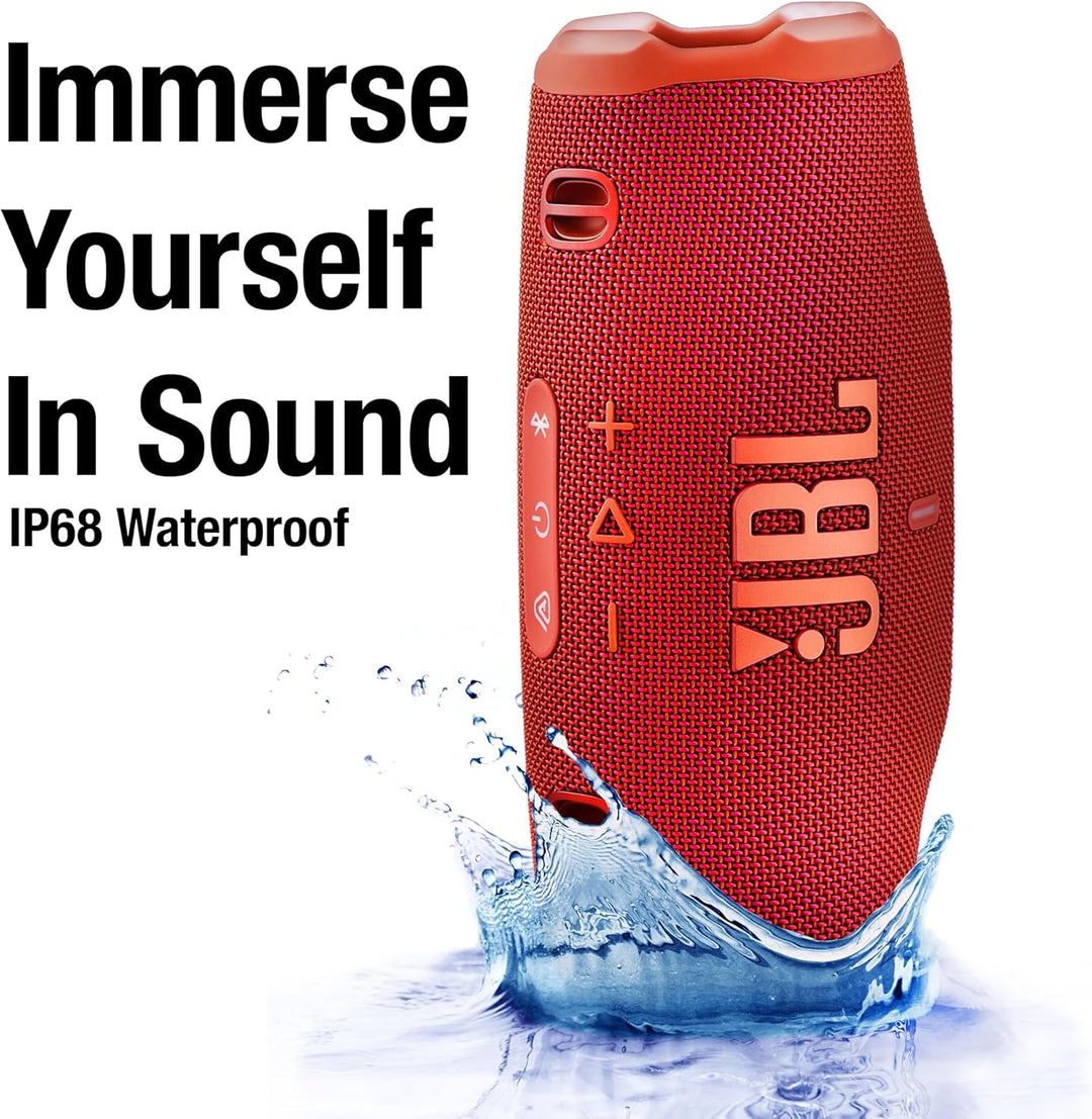 JBL Charge 6 Altavoz Bluetooth Portátil (Rojo) | IP68 Resistente al...
