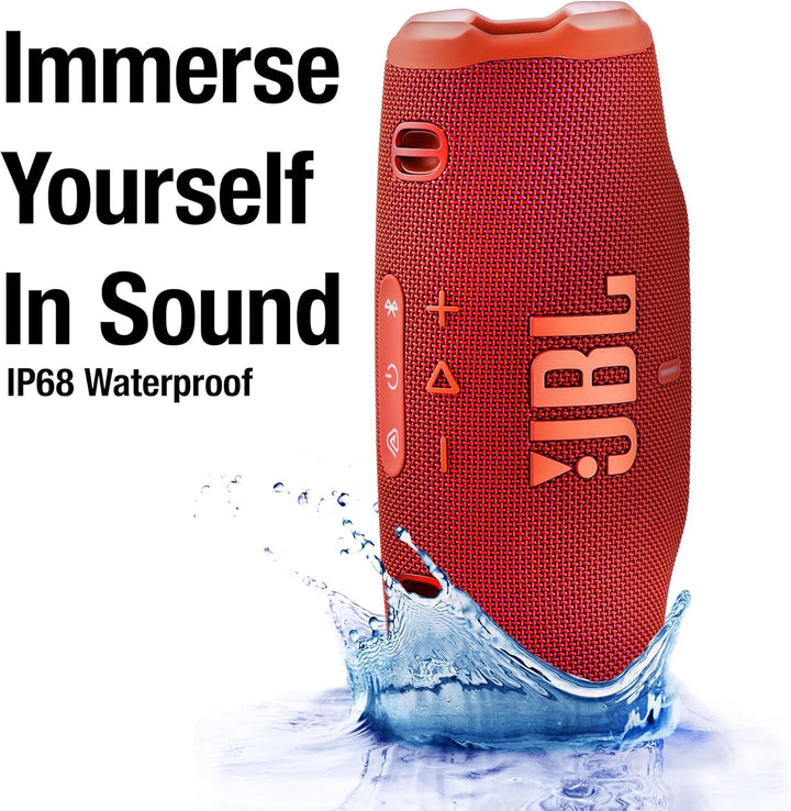 JBL Charge 6 Altavoz Bluetooth Portátil (Rojo) | IP68 Resistente al...