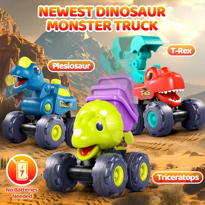 OCATO Camiones Monstruo de Dinosaurio para Niños Pequeños de 2-4 Añ...