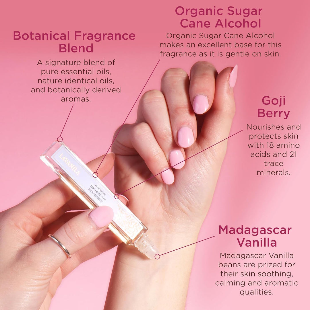 Lavanila Pure Vanilla Perfume para mujer, 1.7 onzas líquidas + 0.32...