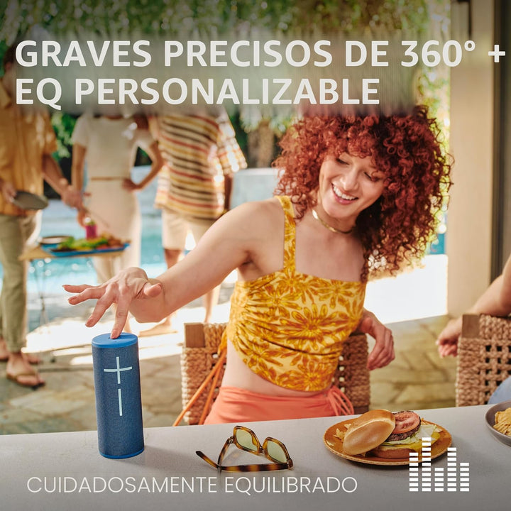 Ultimate Ears Boom 4 Altavoz Bluetooth portátil impermeable con son...