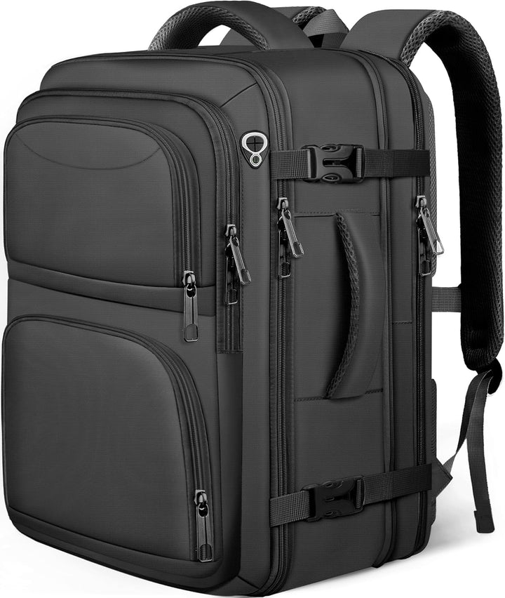 Fxcelets TSA - Mochila de viaje expandible para hombres, bolsa para...