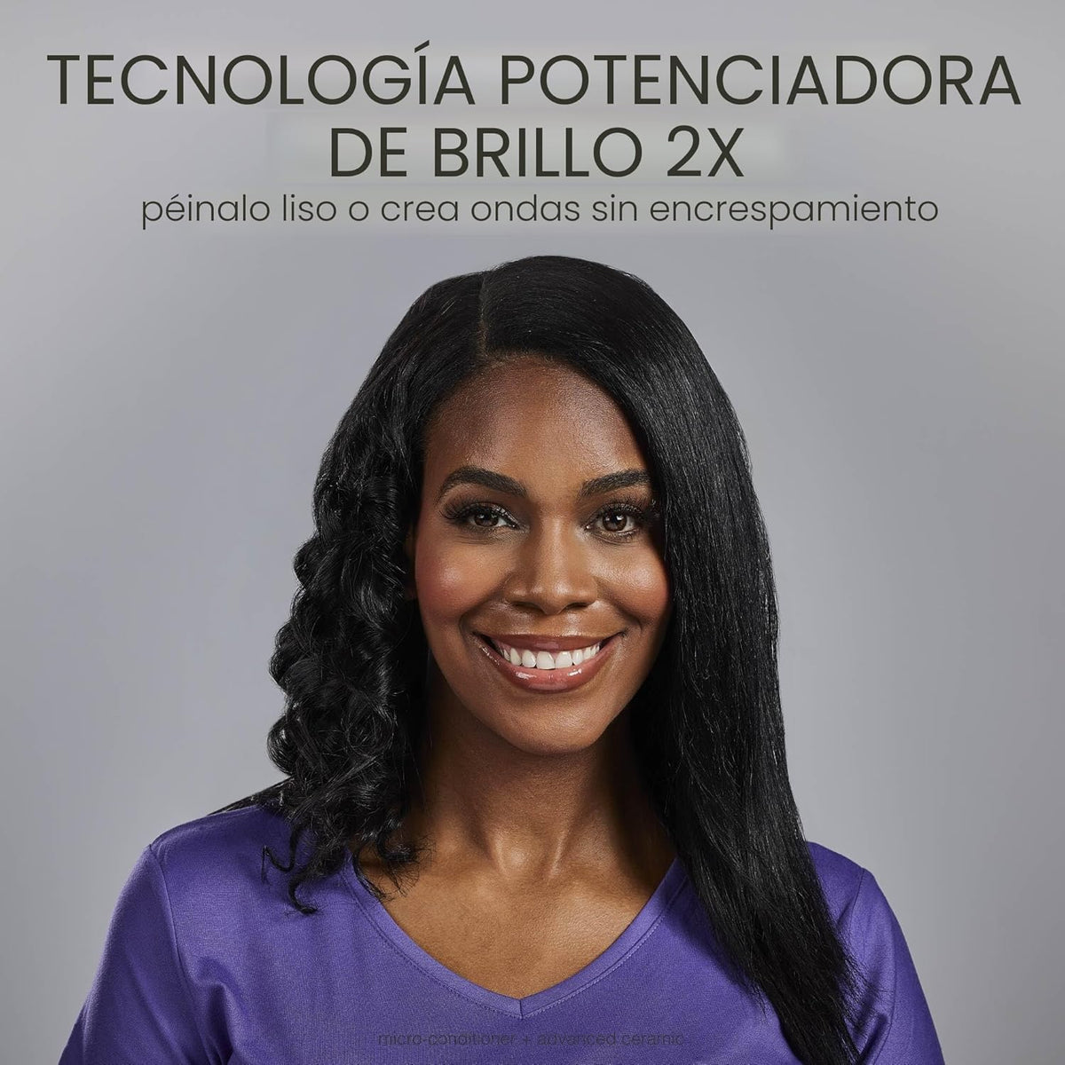 Remington Shine Therapy - Plancha alisadora de pelo de 1 pulgada, p...