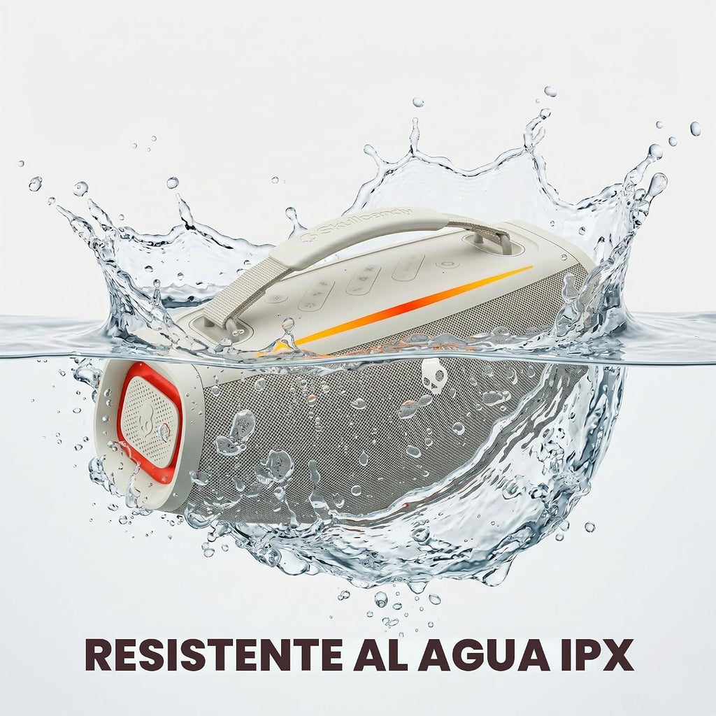 Skullcandy Barrel Mini Altavoz Bluetooth Portátil, IPX7, Batería de 12 horas